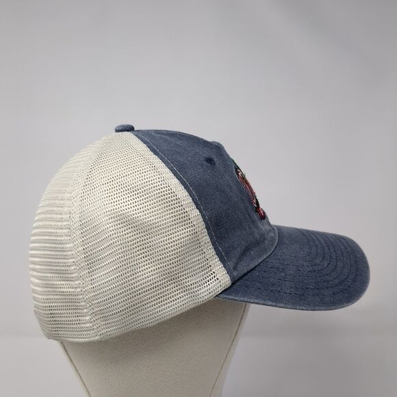 Dino Stroll Snapback Mesh Back Trucker Hat Blue One Size Sportsman - Picture 4 of 8